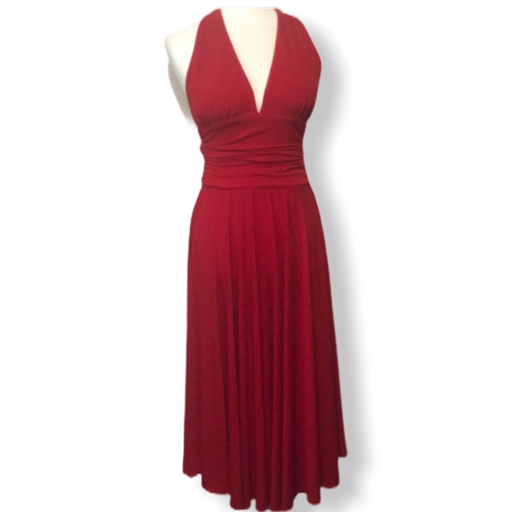 Luly K Red Halter Dress  size S